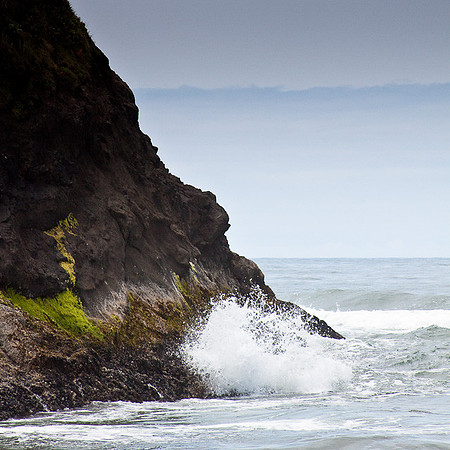 CRASHING WAVE, HAYSTACK ROCK
